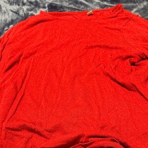 Old Navy Red Long Sleeve Tee